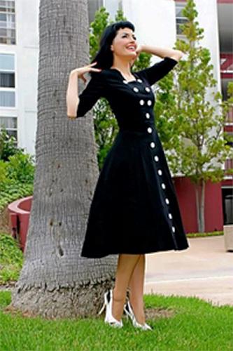'Wendy' - Retro Fifties Dress by BETTIE PAGE